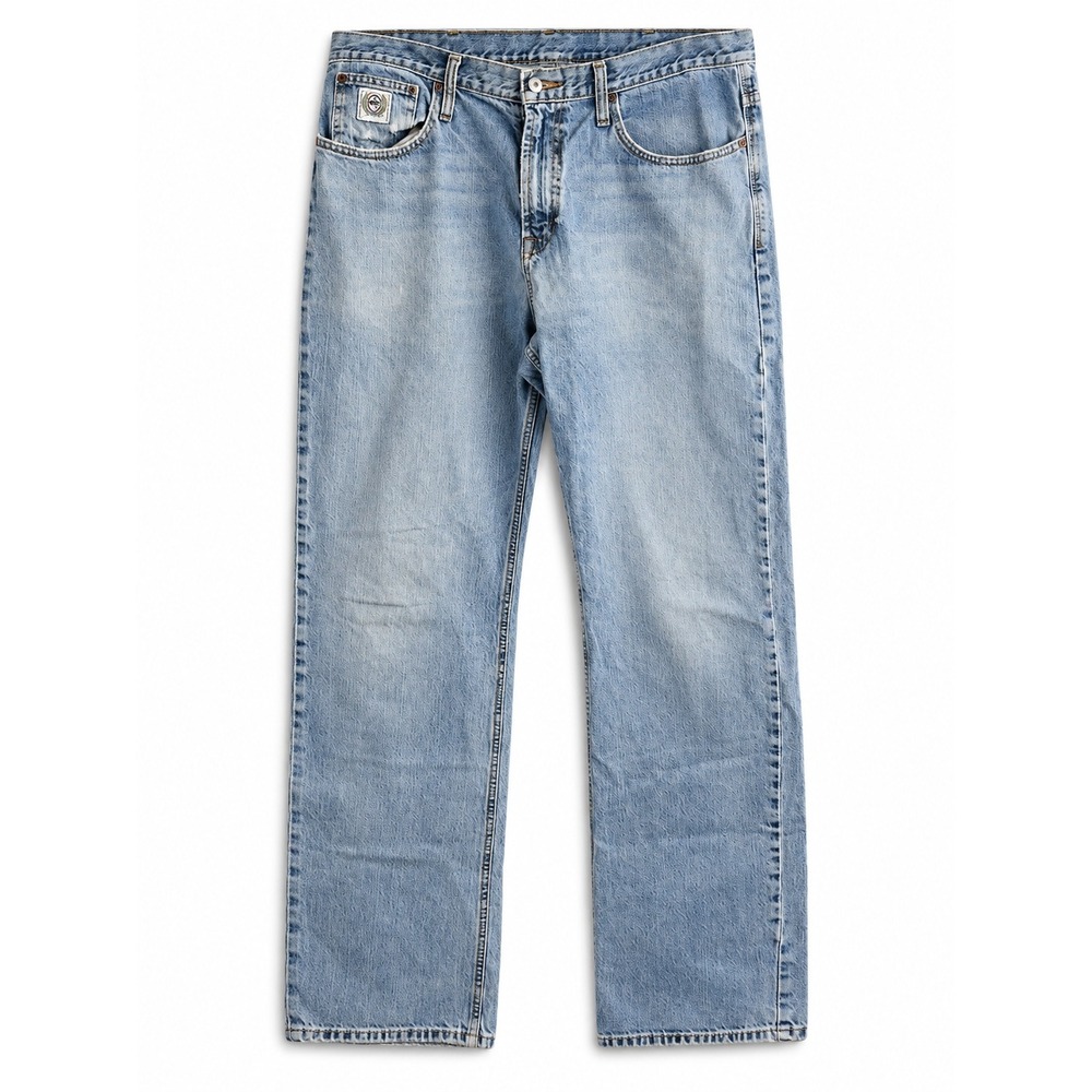 Cinch Men's 38x40 Light Wash Relaxed Fit Western Jeans Cowboy Ranch Denim